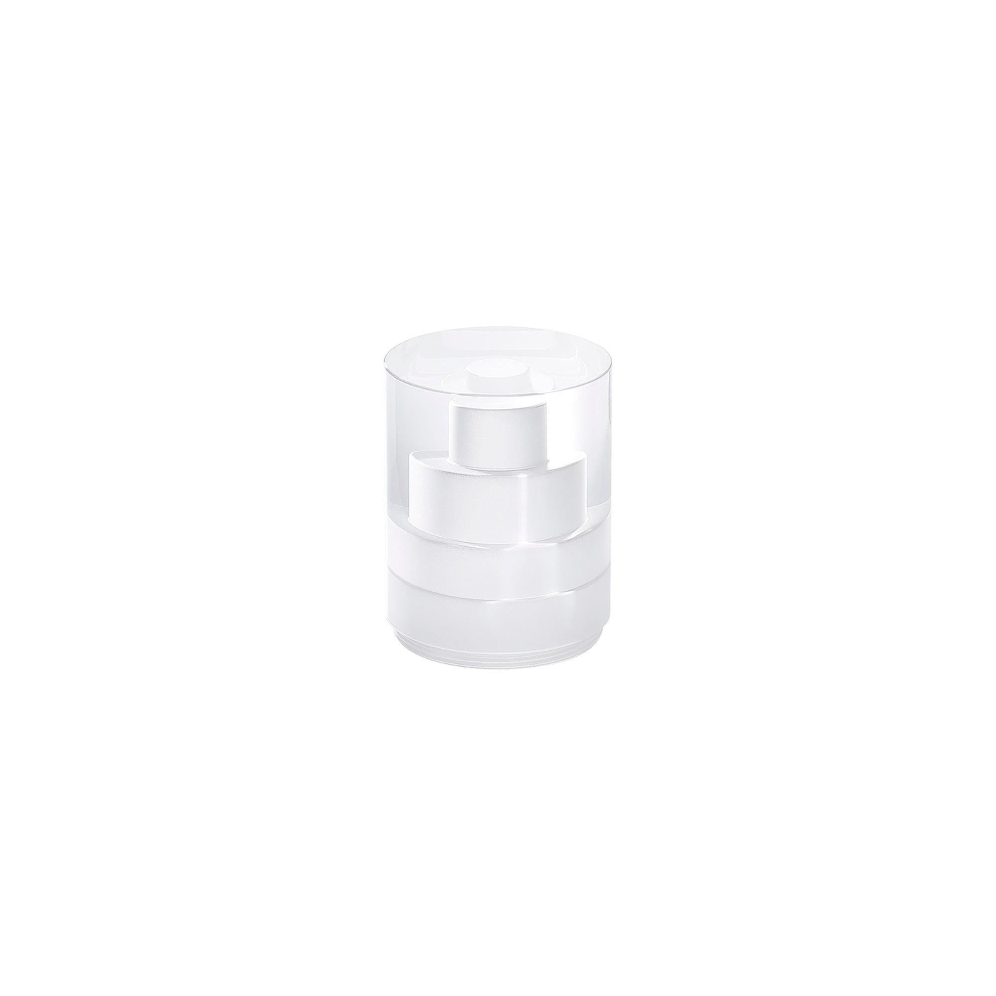 Luminosity Designs Ltd - Dean 7.6cm Tier Pattern Acrylic Shade (D), Clear/Frosted - Luminosity Designs Ltd