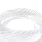 Dean 4cm Diagonal Line Acrylic Shade (G), Clear/Frosted