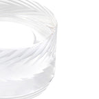 Dean 4cm Diagonal Line Acrylic Shade (G), Clear/Frosted