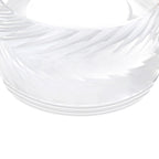 Dean 4cm Diagonal Line Acrylic Shade (G), Clear/Frosted