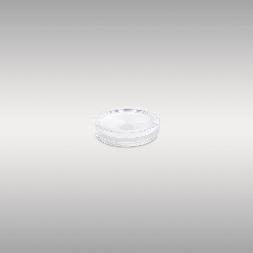 Dean 1cm Shallow Acrylic Shade (F), Clear/Frosted