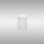 Dean 7.6cm Horizontal Line Acrylic Shade (C), Clear/Frosted