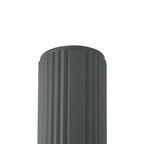 Dean 6.7cm Ribbed Line Ceiling With Horizontal Line Acrylic Shade, 1 x GU10, IP54