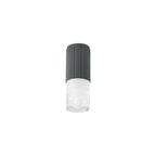 Dean 6.7cm Ribbed Line Ceiling With Tier Pattern Acrylic Shade, 1 x GU10, IP54