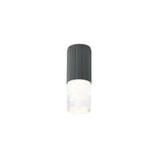 Dean 6.7cm Ribbed Line Ceiling With Tier Pattern Acrylic Shade, 1 x GU10, IP54