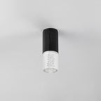 Dean 6.7cm Ribbed Line Ceiling With Bubble Acrylic Shade, 1 x GU10, IP54