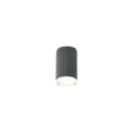 Dean 6.7cm Ribbed Line Ceiling With Shallow Acrylic Shade, 1 x GU10, IP54