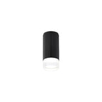 Dean 6.7cm Ribbed Line Ceiling With Short Diagonal Pattern Acrylic Shade, 1 x GU10, IP54