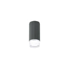 Dean 6.7cm Ribbed Line Ceiling With Short Diagonal Pattern Acrylic Shade, 1 x GU10, IP54