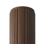 Dean 6.7cm Ribbed Line Ceiling With Tall Diagonal Pattern Acrylic Shade, 1 x GU10, IP54