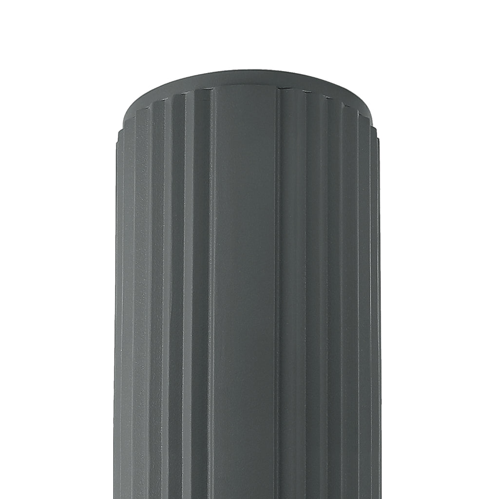 Dean 6.7cm Ribbed Line Ceiling With Tall Diagonal Pattern Acrylic Shade, 1 x GU10, IP54