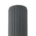 Dean 6.7cm Ribbed Line Ceiling With Tall Diagonal Pattern Acrylic Shade, 1 x GU10, IP54