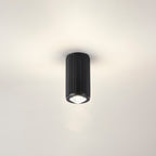 Dean 6.7cm Ribbed Line Ceiling With Dome Acrylic Shade, 1 x GU10, IP54