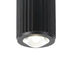 Dean 6.7cm Ribbed Line Ceiling With Dome Acrylic Shade, 1 x GU10, IP54