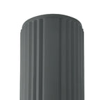 Dean 6.7cm Ribbed Line Ceiling With Dome Acrylic Shade, 1 x GU10, IP54