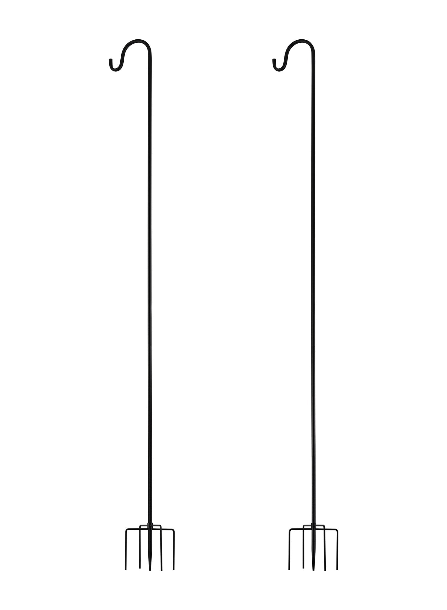 Luminosity Designs Ltd - Delores 160cm Festoon Pole With Hook, 4 Prong Fork, 2pc Set - Luminosity Designs Ltd
