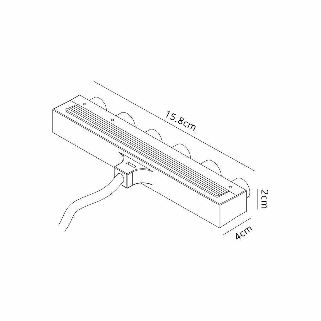 Luminosity Designs Ltd - Delores 1m, 6 Way Adapter for Connecting Lighting - Luminosity Designs Ltd