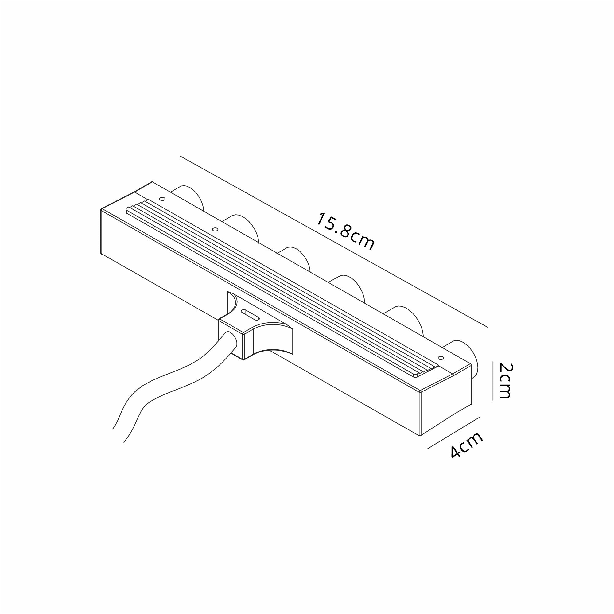 Luminosity Designs Ltd - Delores 1m, 6 Way Adapter for Connecting Lighting - Luminosity Designs Ltd