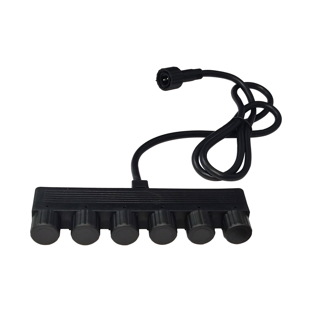 Luminosity Designs Ltd - Delores 1m, 6 Way Adapter for Connecting Lighting - Luminosity Designs Ltd