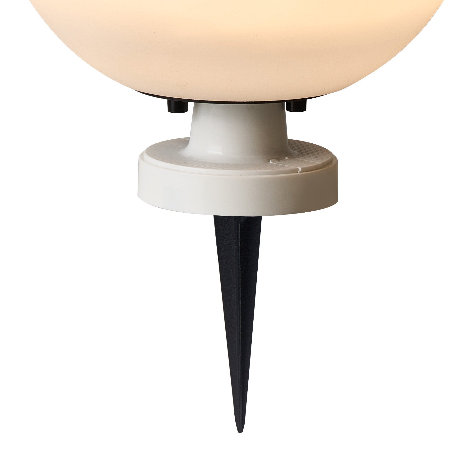 Luminosity Designs Ltd - Delores 20cm Ball Light With Ground Spike, 24V DC, 2W LED, 3000K, - Luminosity Designs Ltd