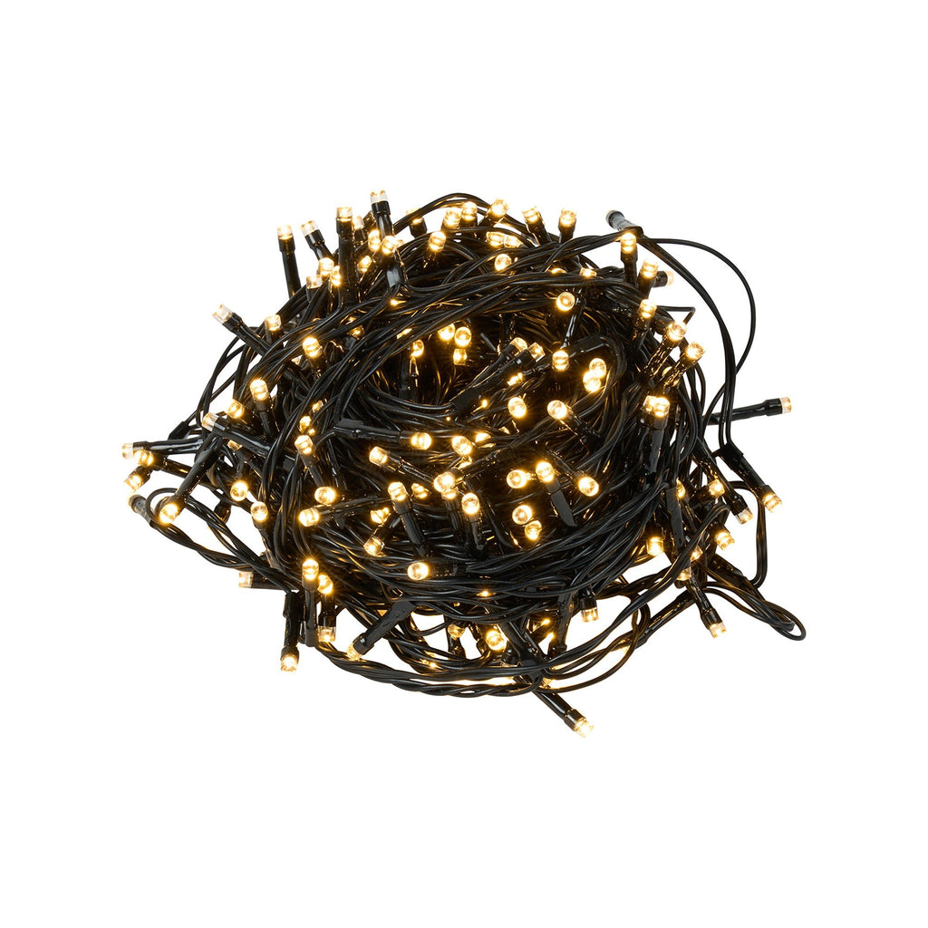 Luminosity Designs Ltd - Delores 20m of IP44 Fairy Lights With 3m Lead Wire, 240 Light String Light, - Luminosity Designs Ltd