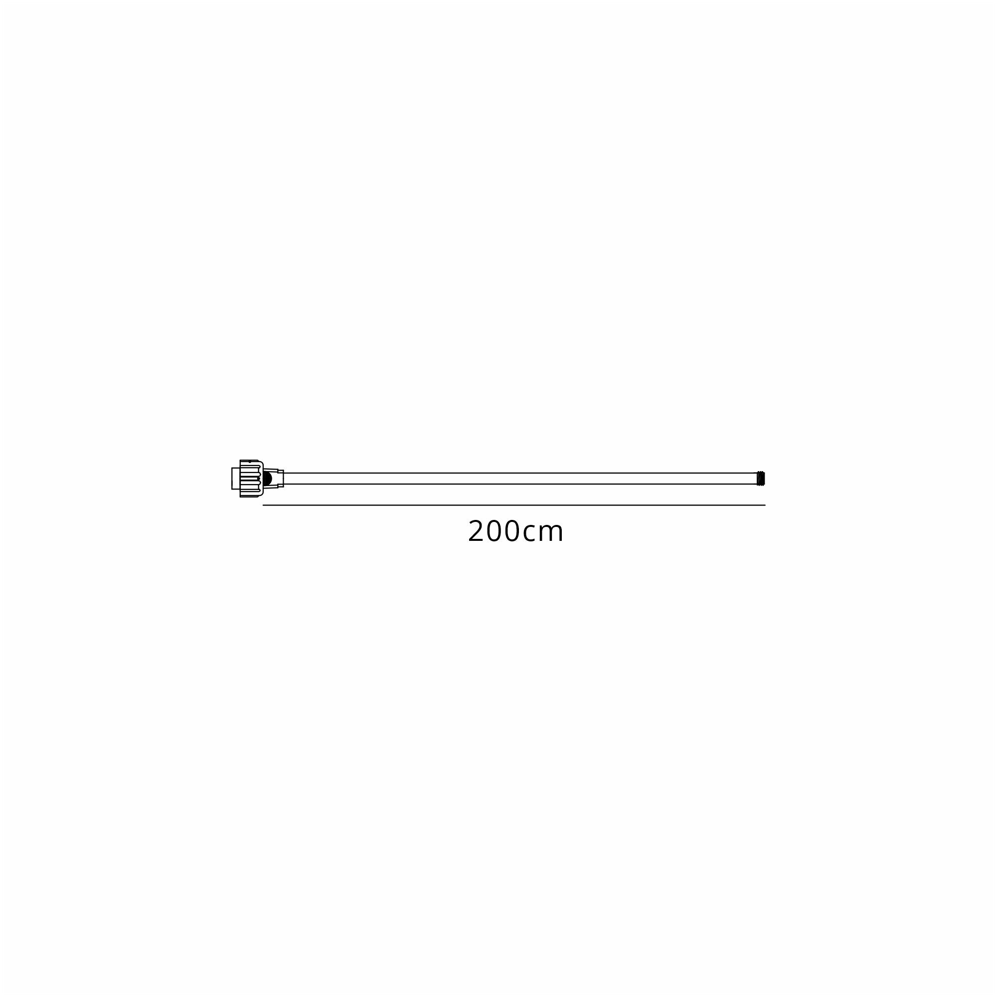 Luminosity Designs Ltd - Delores 2m Extension Cable - Luminosity Designs Ltd