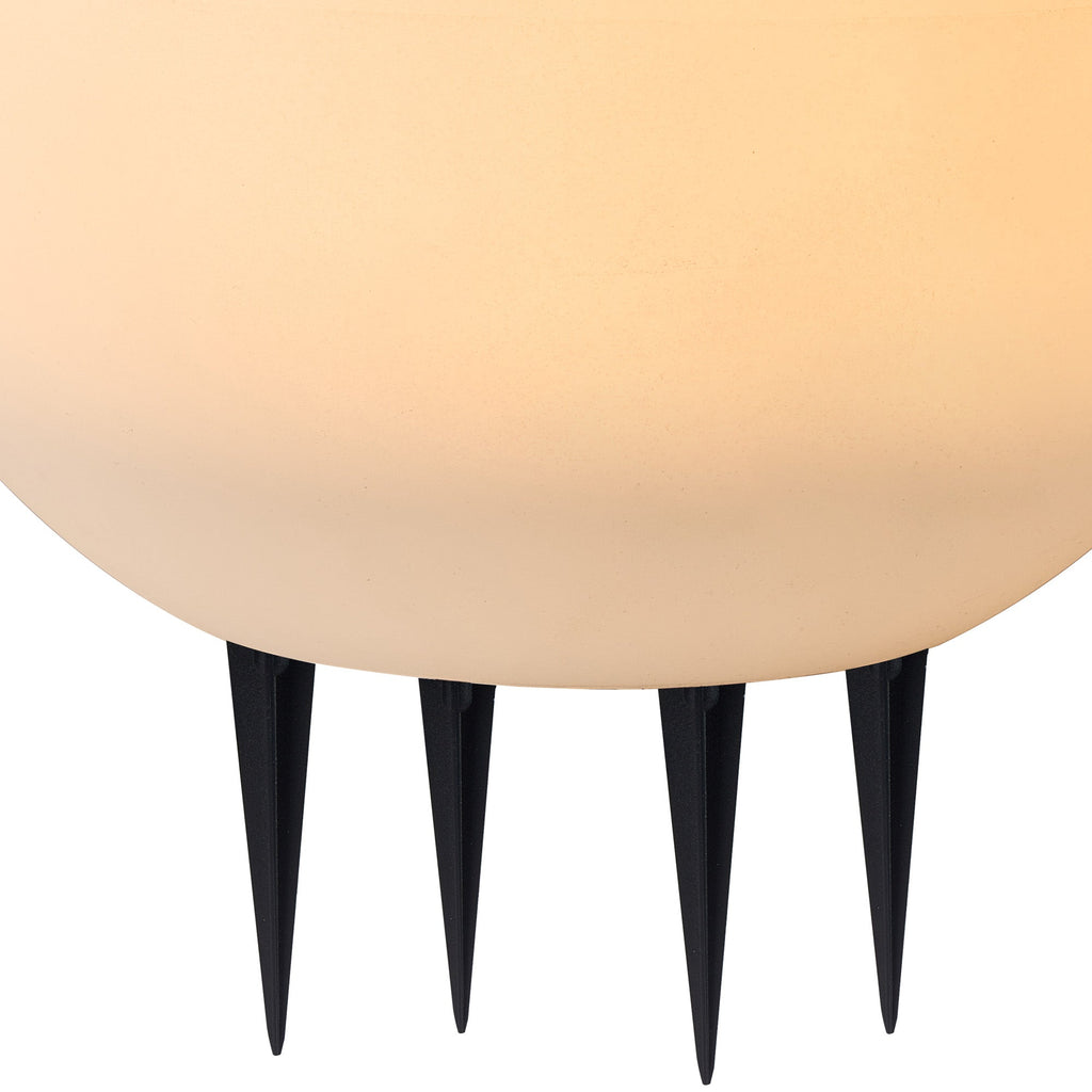 Luminosity Designs Ltd - Delores 30cm Ball Light With Ground Spike, 24V DC, 5W LED, 3000K, 520lm - Luminosity Designs Ltd