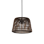 Luminosity Designs Ltd - Delores 36cm Rattan Plastic Shade Pendant - Luminosity Designs Ltd