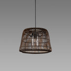 Luminosity Designs Ltd - Delores 36cm Rattan Plastic Shade Pendant - Luminosity Designs Ltd