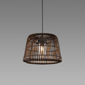 Luminosity Designs Ltd - Delores 36cm Rattan Plastic Shade Pendant - Luminosity Designs Ltd