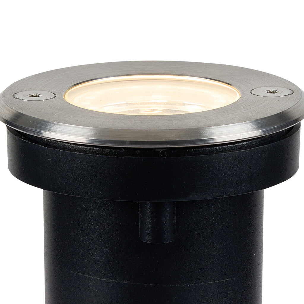 Luminosity Designs Ltd - Delores 68mm 24V DC In - Ground LED Spotlight, 3W LED, 3000K - Luminosity Designs Ltd
