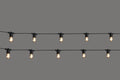 Luminosity Designs Ltd - Delores 7m IP54 Connectable Festoon, 24V DC, 10 x 2W 2700K LED Replaceable Lamps - Luminosity Designs Ltd