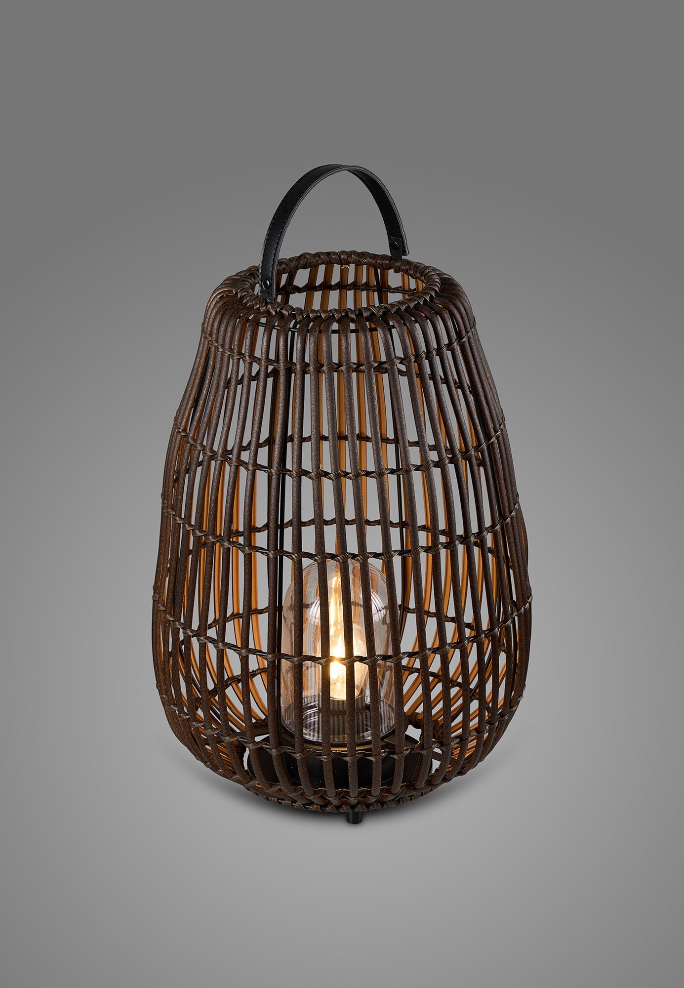 Luminosity Designs Ltd - Delores Connectable 30cm Rattan Plastic Portable Lamp, 24V DC, 1 x E27 - Luminosity Designs Ltd