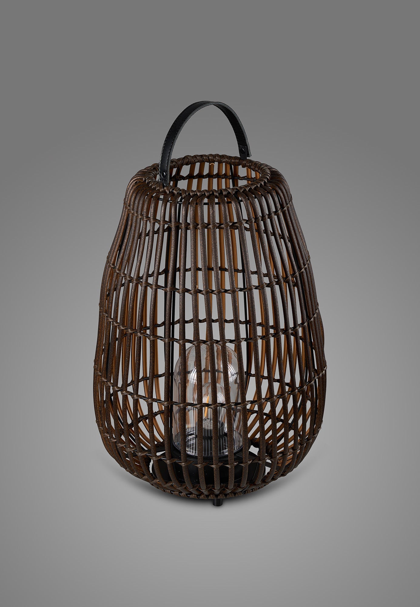 Luminosity Designs Ltd - Delores Connectable 30cm Rattan Plastic Portable Lamp, 24V DC, 1 x E27 - Luminosity Designs Ltd