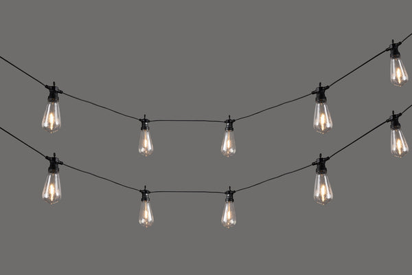 Luminosity Designs Ltd - Delores Festoon, 24V DC, 5m, Total 3.6W Integrated LED, 2700K - Luminosity Designs Ltd