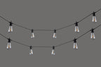 Luminosity Designs Ltd - Delores Festoon, 24V DC, 5m, Total 3.6W Integrated LED, 2700K - Luminosity Designs Ltd