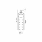 Luminosity Designs Ltd - Delores IP44 6cm Hanging 24V DC Pendant, 3W LED, 3000K, - Luminosity Designs Ltd