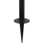 Luminosity Designs Ltd - Delores Rattan Plastic Shade Postlamp c/w Ground Spike/Base Mount - Luminosity Designs Ltd