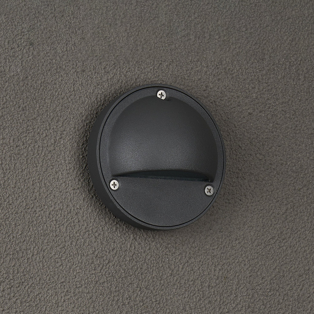 Luminosity Designs Ltd - Delores Round 24V DC Wall/Step Light, 1.2W LED, 3000K - Luminosity Designs Ltd