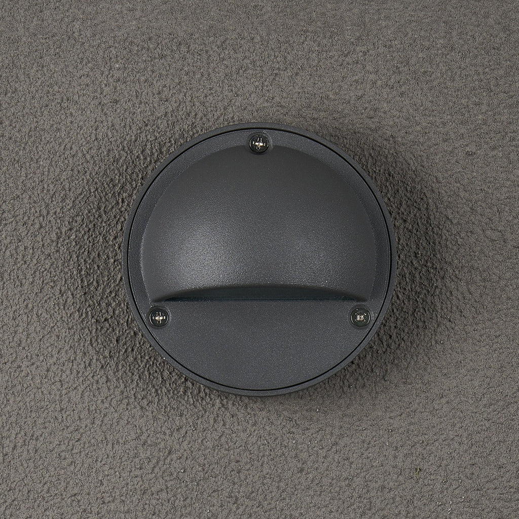Luminosity Designs Ltd - Delores Round 24V DC Wall/Step Light, 1.2W LED, 3000K - Luminosity Designs Ltd