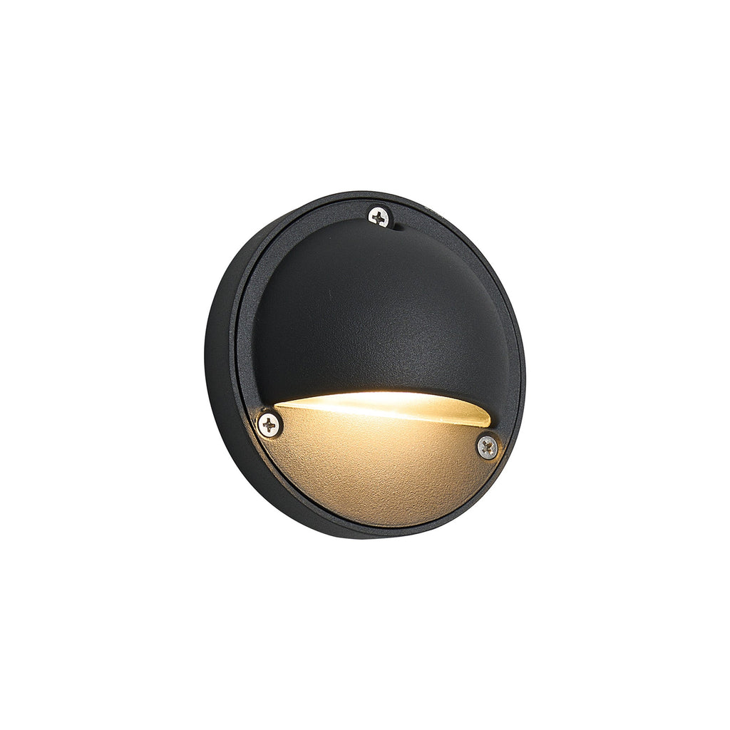 Luminosity Designs Ltd - Delores Round 24V DC Wall/Step Light, 1.2W LED, 3000K - Luminosity Designs Ltd