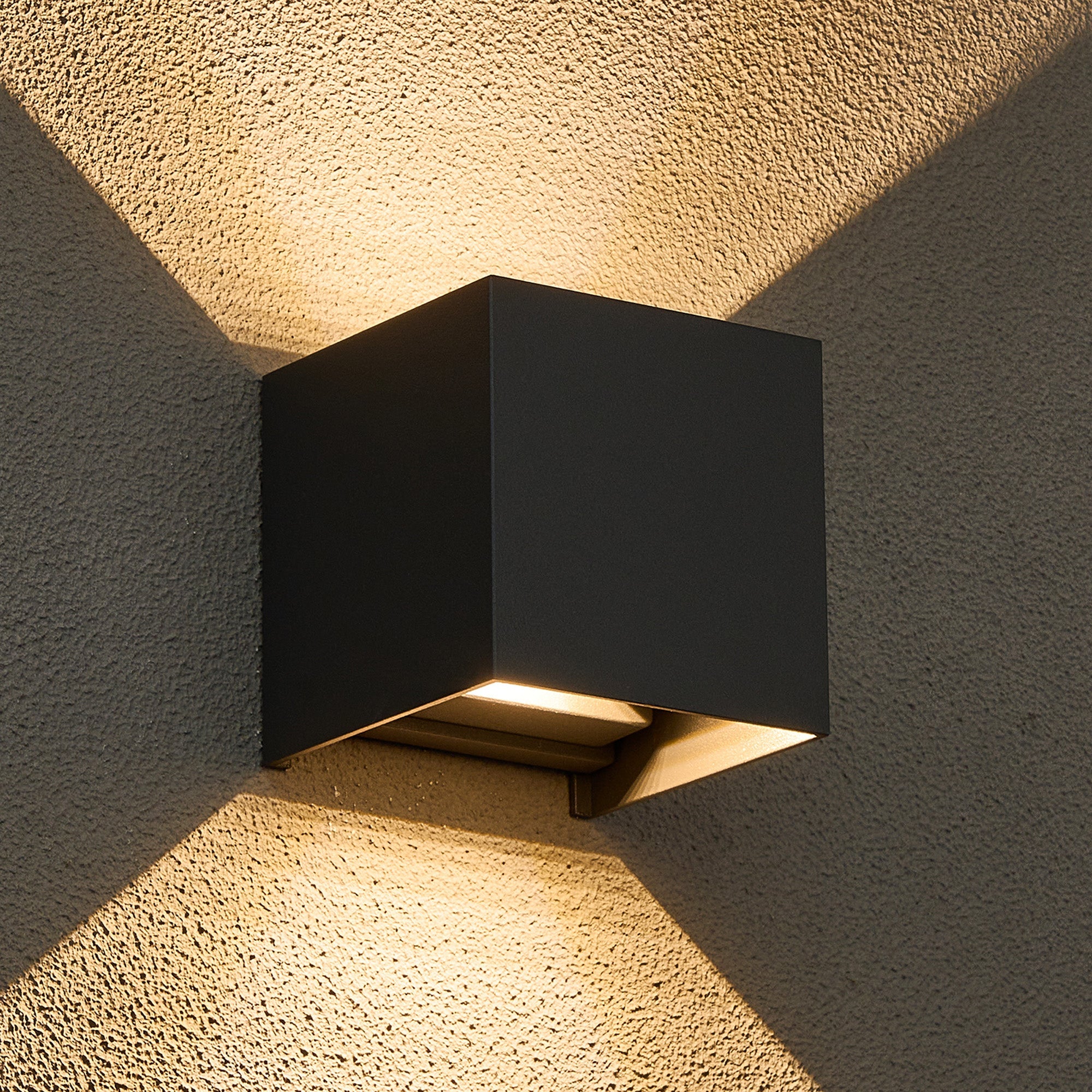 Luminosity Designs Ltd - Delores Square 24V DC Wall Light, 2 x 3W LED, 3000K - Luminosity Designs Ltd