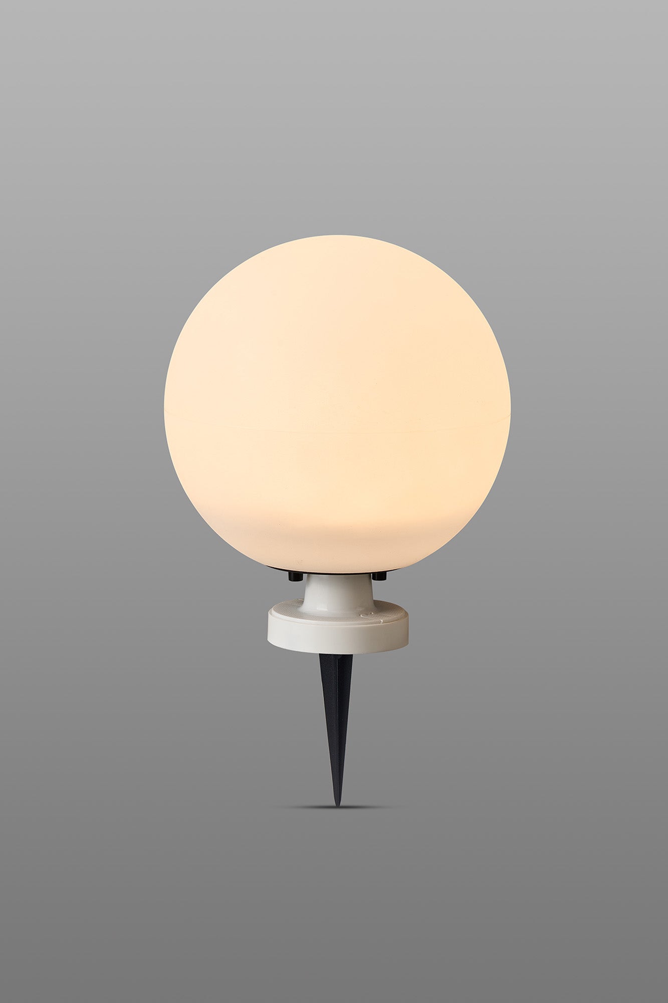 Delores 20cm Ball Light With Ground Spike, 24V DC, 2W LED, 3000K,