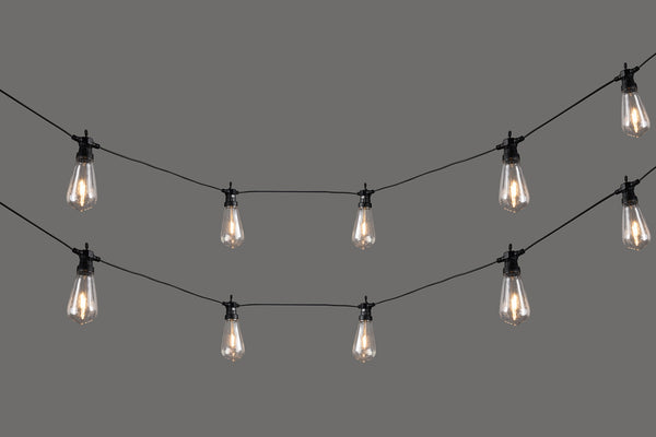 Delores Festoon, 24V DC, 5m, Total 3.6W Integrated LED, 2700K