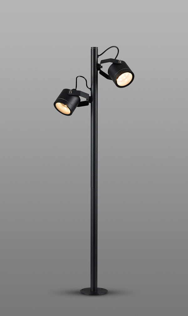 Delores 24V DC Post Spot, 2 in 1 Ground Spike/Fixed Base, 2 x 3W LED, 3000K,