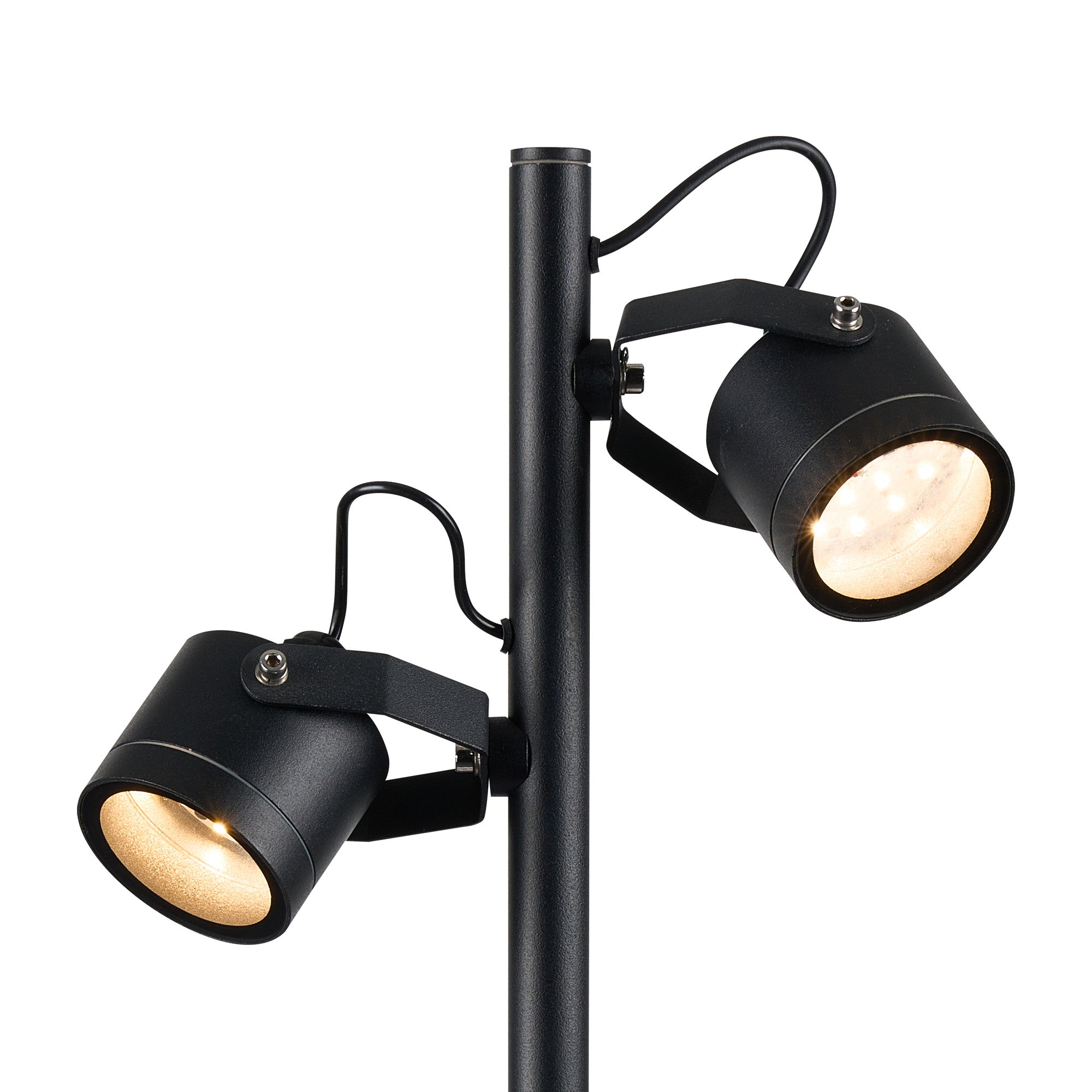 Delores 24V DC Post Spot, 2 in 1 Ground Spike/Fixed Base, 2 x 3W LED, 3000K,