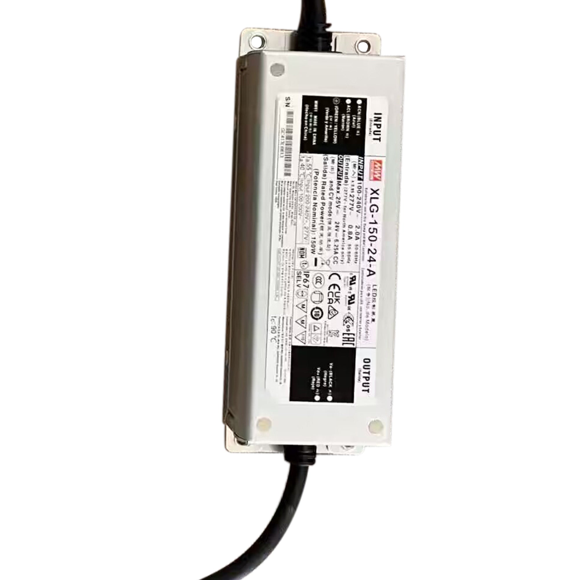 Delores 24V DC 120W Plug-On-Lead, Inline LED Power Supply, c/w 1.5m Blockns Cable