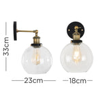 lse - Devon Steampunk Industrial Wall Light - Luminosity Designs Ltd