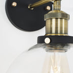 lse - Devon Steampunk Industrial Wall Light - Luminosity Designs Ltd