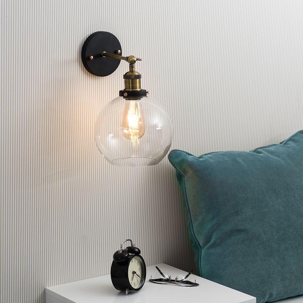lse - Devon Steampunk Industrial Wall Light - Luminosity Designs Ltd